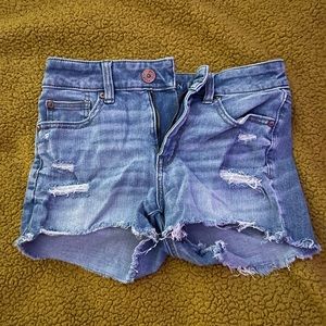 Blue jean shorts from American Eagle. Size 4.
